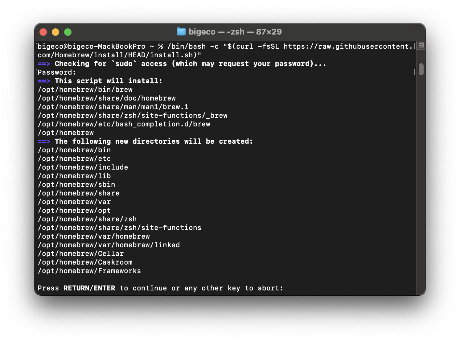 install step1